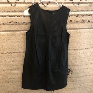 Black leather BB Dakota dress